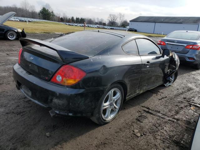 KMHHN65F73U102425 - 2003 HYUNDAI TIBURON GT BLACK photo 3