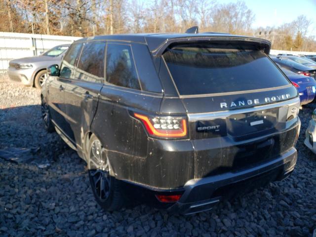 SALWR2SU7LA746772 - 2020 LAND ROVER RANGE ROVE BLACK photo 2