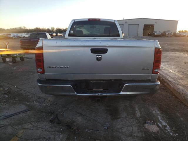 3D7KR26D26G100759 - 2006 DODGE RAM 2500 S SILVER photo 6
