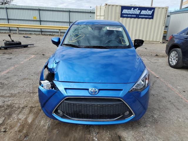 3MYDLBYV7KY527211 - 2019 TOYOTA YARIS L BLUE photo 5