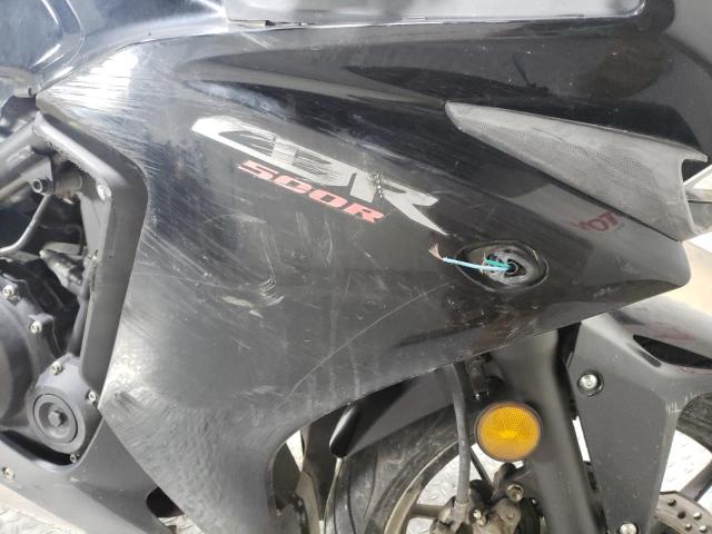 MLHPC4415D5000985 - 2013 HONDA CBR500 R BLACK photo 12