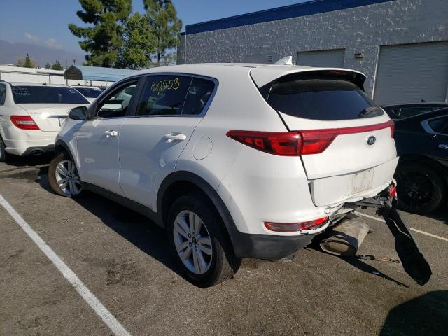 KNDPM3AC5H7178731 - 2017 KIA SPORTAGE L WHITE photo 2