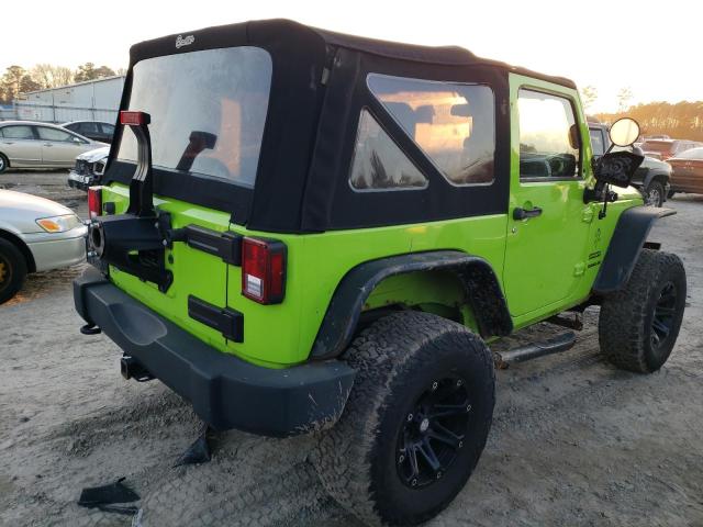1C4AJWAG9DL538104 - 2013 JEEP WRANGLER S GREEN photo 3
