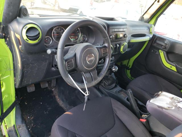 1C4AJWAG9DL538104 - 2013 JEEP WRANGLER S GREEN photo 8