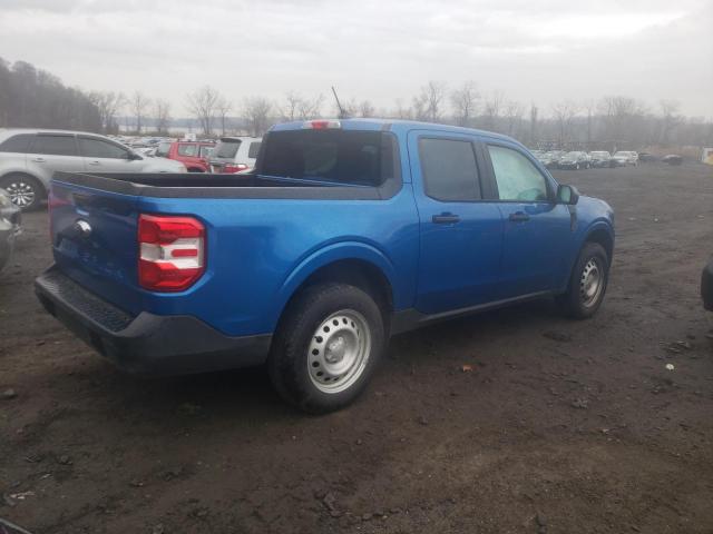 3FTTW8E99NRA36780 - 2022 FORD MAVERICK X BLUE photo 3