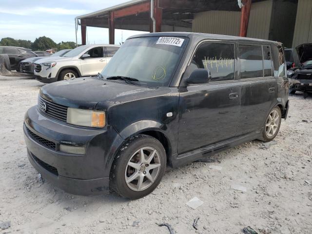 JTLKT324454012447 - 2005 TOYOTA SCION XB შავი ფოტო 1