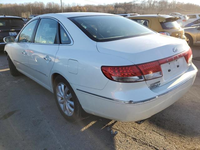 KMHFC46F17A171926 - 2007 HYUNDAI AZERA SE WHITE photo 2