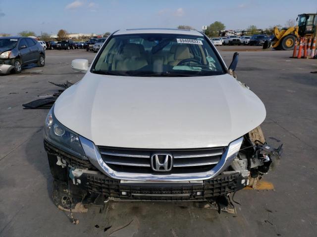 1HGCR2F8XEA101173 - 2014 HONDA ACCORD EXL WHITE photo 5