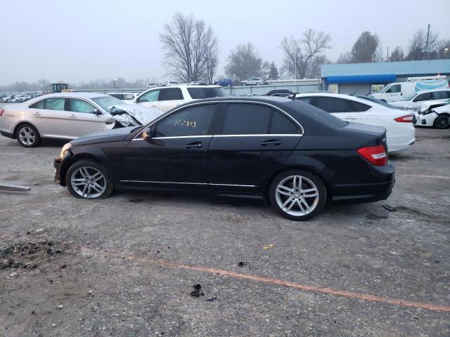 WDDGF4HB6DR295655 - 2013 MERCEDES-BENZ C 250 BLACK photo 2