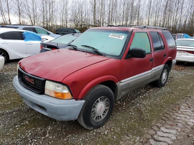 1GKDT13W0X2542653 - 1999 GMC JIMMY RED photo 2