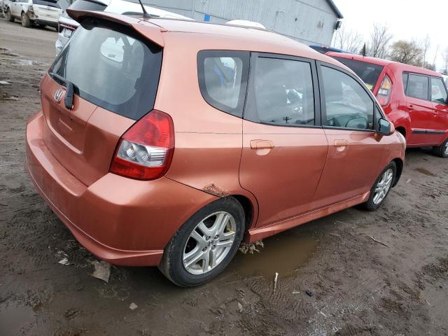 JHMGD386X7S038183 - 2007 HONDA FIT S Narıncı foto 3