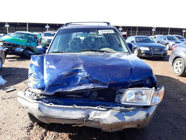 JF1SF65522H713782 - 2002 SUBARU FORESTER S BLUE photo 5