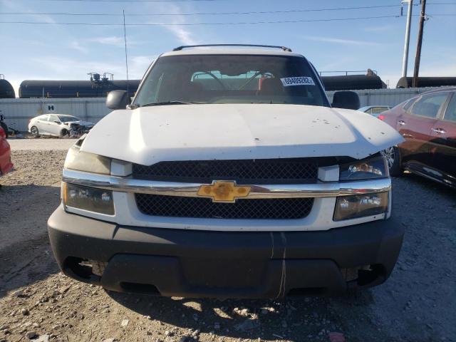 3GNEK13T53G169255 - 2003 CHEVROLET AVALANCHE WHITE photo 5