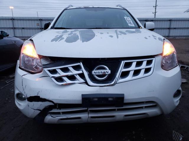 JN8AS5MV5DW641038 - 2013 NISSAN ROGUE WHITE photo 5