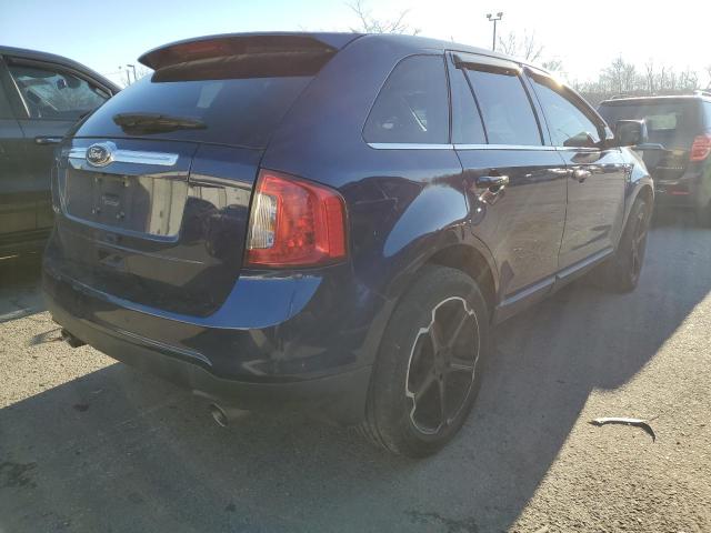 2FMDK3KC1BBA83472 - 2011 FORD EDGE LIMIT BLUE photo 3