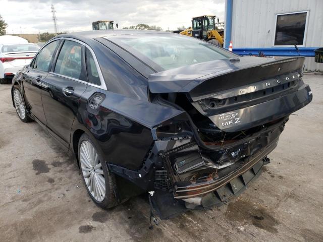 3LN6L5E9XHR602563 - 2017 LINCOLN MKZ RESERV შავი ფოტო 2