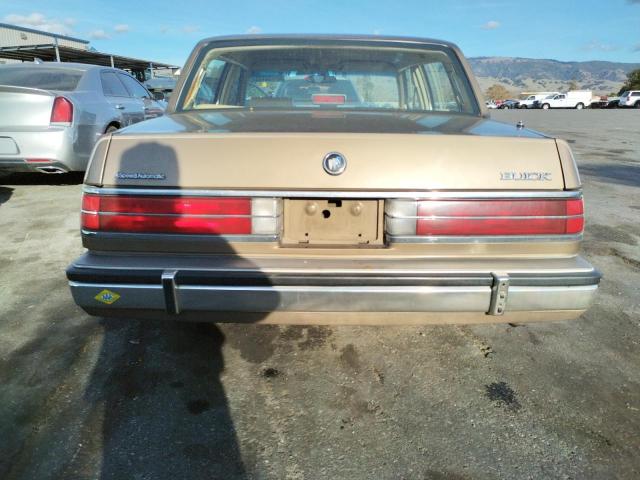 1G4CW69B9G1447686 - 1986 BUICK ELECTRA PA TAN photo 6