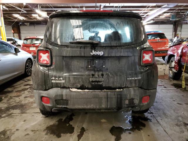 ZACNJBAB2KPK07305 - 2019 JEEP RENEGADE S BLACK photo 6