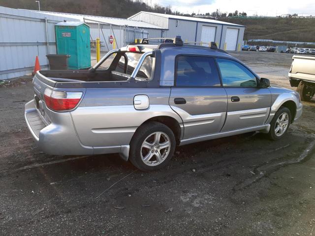 4S4BT62C857103252 - 2005 SUBARU BAJA SPORT GRAY photo 3