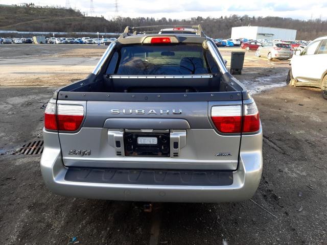 4S4BT62C857103252 - 2005 SUBARU BAJA SPORT GRAY photo 6