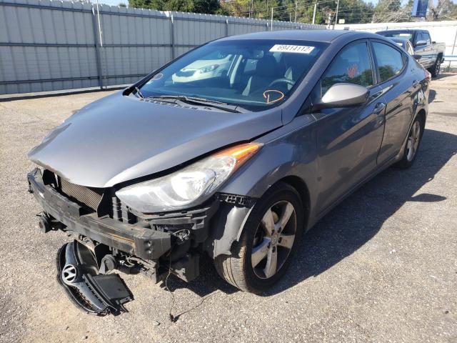 5NPDH4AEXDH276108 - 2013 HYUNDAI ELANTRA GL GRAY photo 1