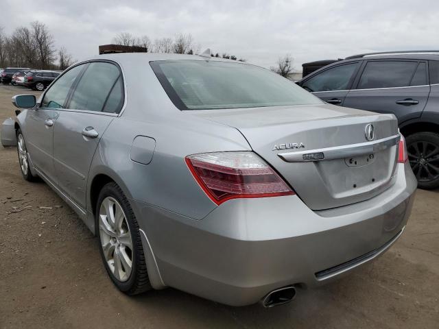 JH4KB2F66AC001582 - 2010 ACURA RL SILVER photo 2