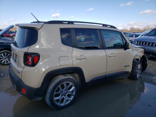 ZACCJBBT4FPC02792 - 2015 JEEP RENEGADE L TAN photo 3