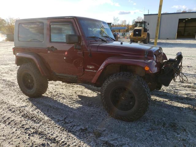 1J4FA54118L644845 - 2008 JEEP WRANGLER S 栗色 照片 4