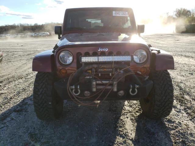 1J4FA54118L644845 - 2008 JEEP WRANGLER S 栗色 照片 5