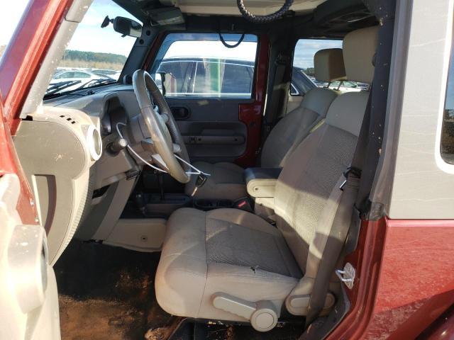 1J4FA54118L644845 - 2008 JEEP WRANGLER S 栗色 照片 7