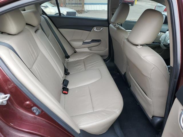19XFB2F98FE220198 - 2015 HONDA CIVIC EXL 勃艮第红 照片 10