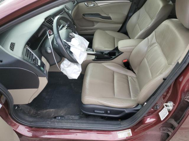 19XFB2F98FE220198 - 2015 HONDA CIVIC EXL 勃艮第红 照片 7