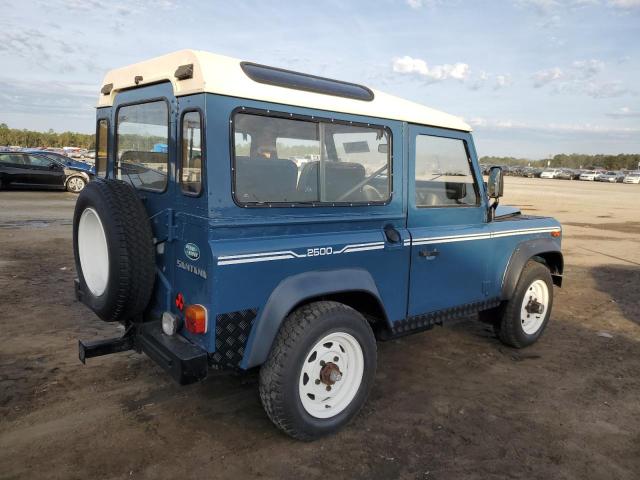 VSELBFBL8AZ101033 - 1988 LAND ROVER DEFENDER BLUE photo 3