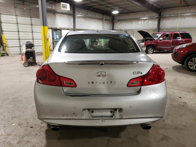 JN1CV6AR1DM759188 - 2013 INFINITI G37 SILVER photo 6