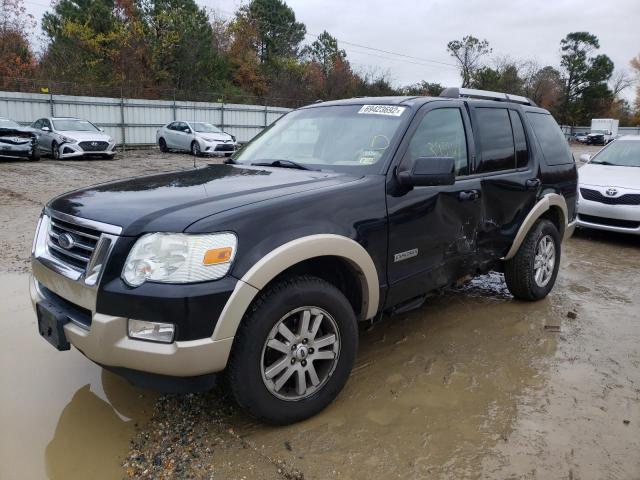 1FMEU74E97UB22962 - 2007 FORD EXPLORER E BLACK photo 1