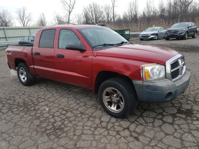 1D7HW28K77S104119 - 2007 DODGE DAKOTA QUA RED photo 4