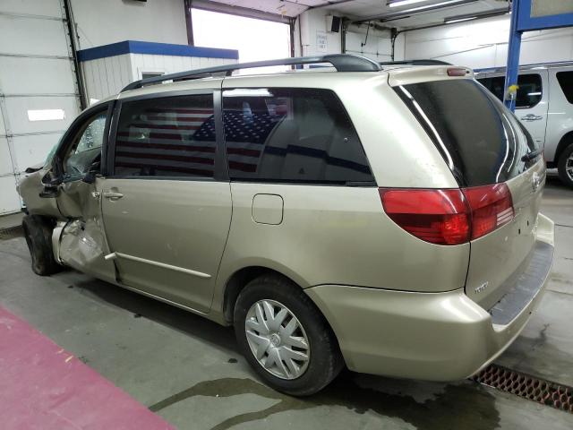 5TDZA23C84S168610 - 2004 TOYOTA SIENNA CE/ TAN photo 2