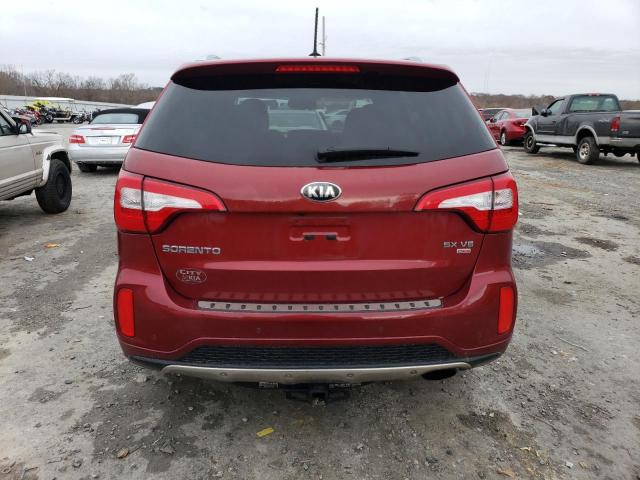 5XYKWDA71EG465737 - 2014 KIA SORENTO SX RED photo 6