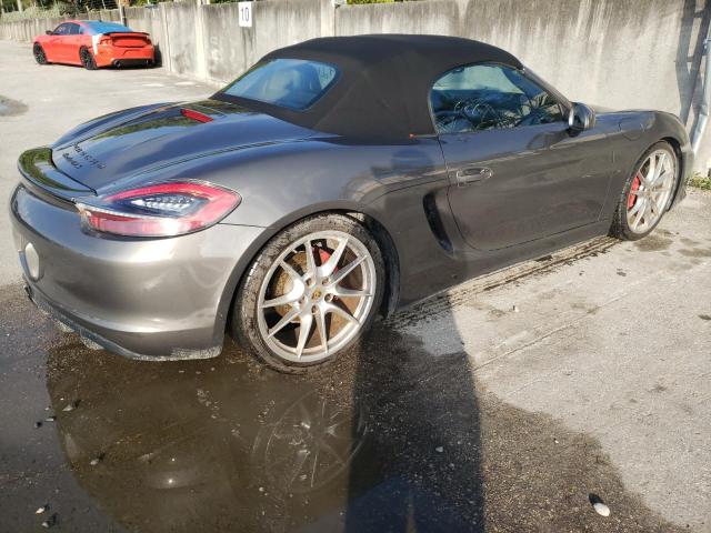 WP0CB2A88FK****** - 2015 PORSCHE BOXSTER S GRAY photo 3