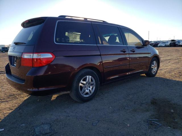 5FNRL38757B129381 - 2007 HONDA ODYSSEY EX BURGUNDY photo 3