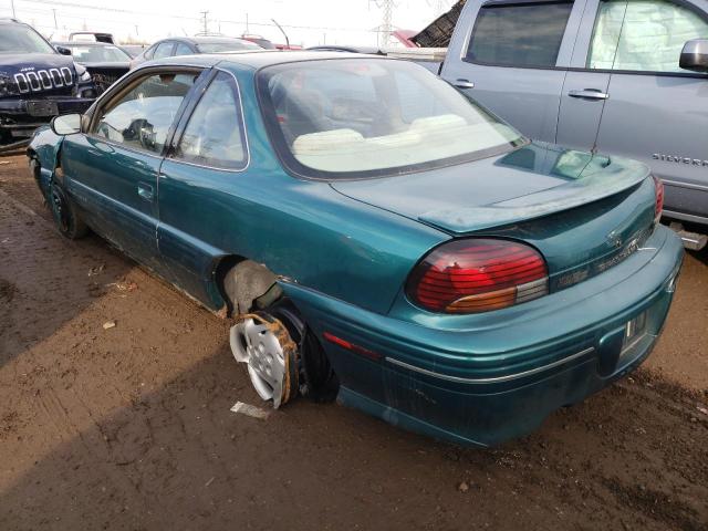 1G2NE12M4WC741311 - 1998 PONTIAC GRAND AM S GREEN photo 2