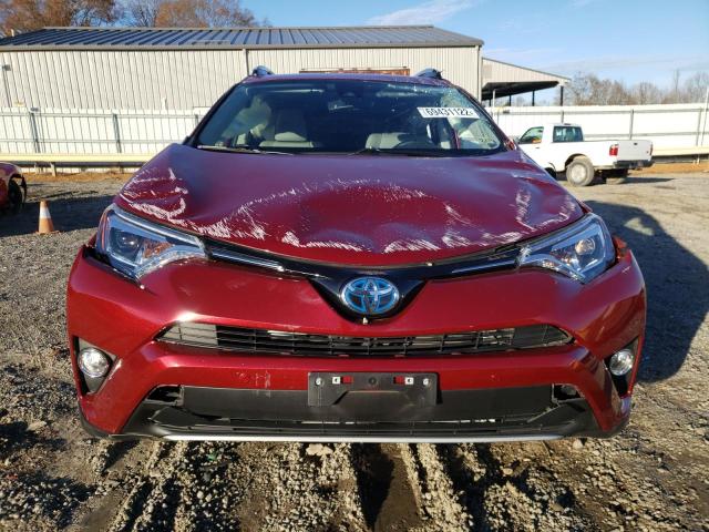 JTMDJREV5JD159761 - 2018 TOYOTA RAV4 HV LI BURGUNDY photo 5