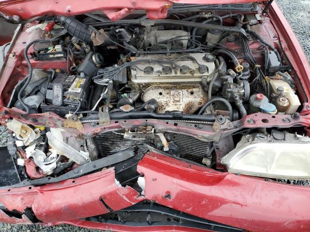 19UYA1256VL001885 - 1997 ACURA 2.2CL RED photo 11