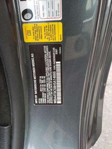WBA4T9C58H5A14666 - 2017 BMW 440I Szary zdjęcie 12