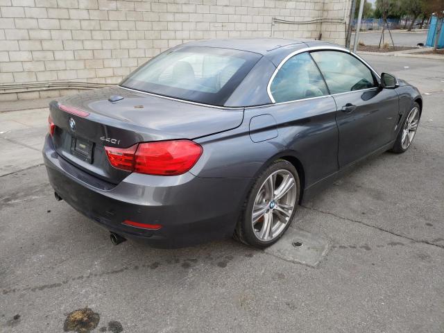 WBA4T9C58H5A14666 - 2017 BMW 440I GRAY photo 3