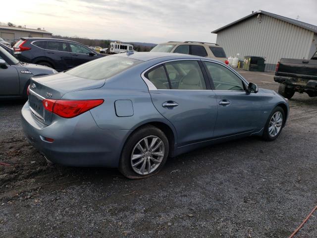 JN1EV7AR8HM841696 - 2017 INFINITI Q50 PREMIU BLUE photo 3