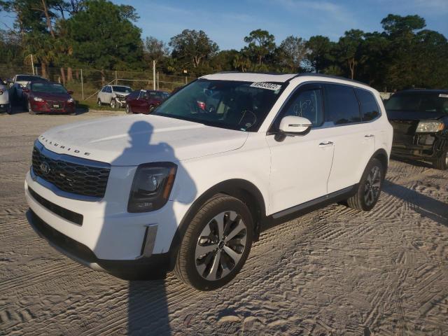 5XYP64HC1MG118366 - 2021 KIA TELLURIDE WHITE photo 1