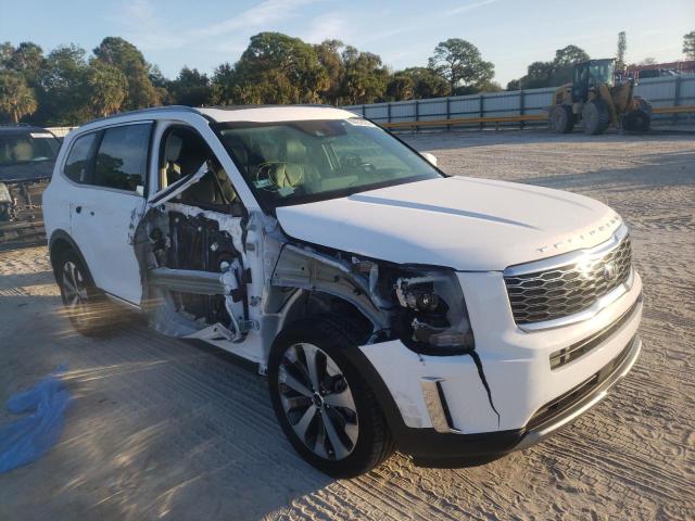 5XYP64HC1MG118366 - 2021 KIA TELLURIDE WHITE photo 4