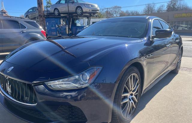 ZAM57XSA0E1090098 - 2014 MASERATI GHIBLI BLUE photo 2