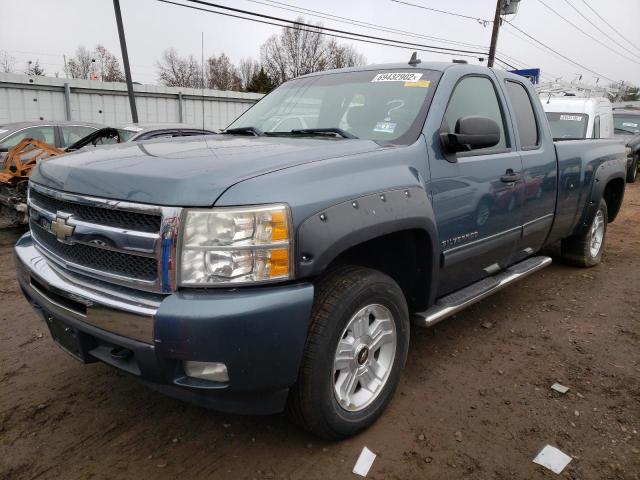 1GCRKSE06BZ156922 - 2011 CHEVROLET SILVERADO BLUE photo 1